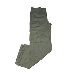 Levi's '94 Baggy Cargo Pants Womens 26 Army Green Utility Drawstring A4707-0002